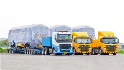 80-tonnine madala voodiga haagis tuuleturbiini generaatorile