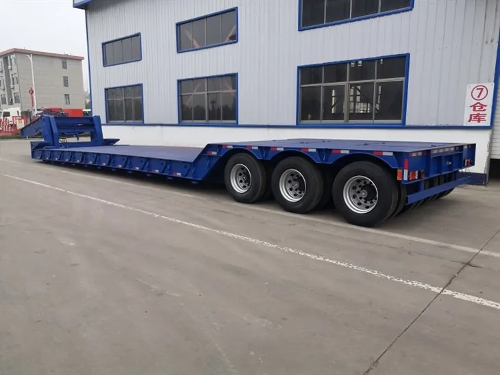 60 Ton Hydraulic Detachable Gooseneck Lowboy Trailer