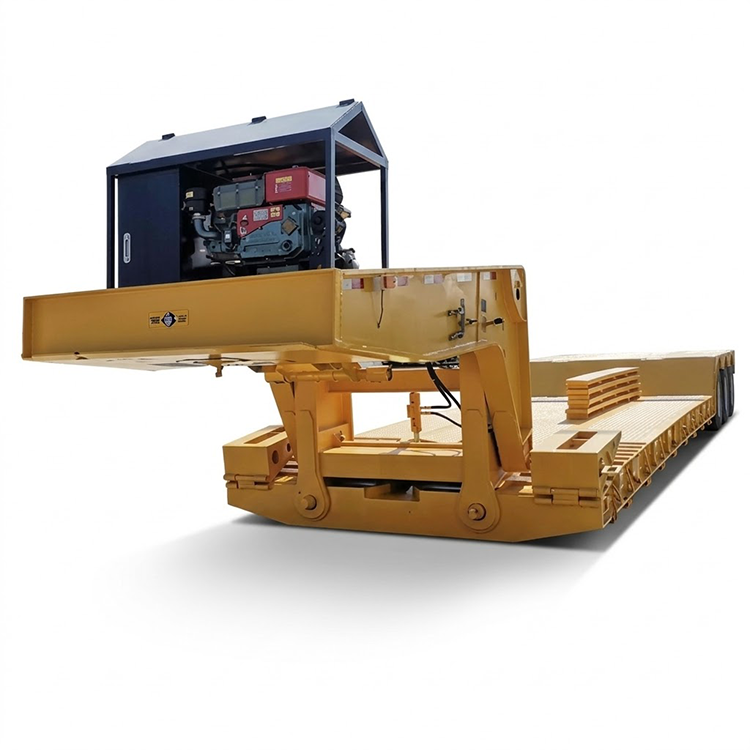 80-tonnine kokkupandav hanekelaga haagis