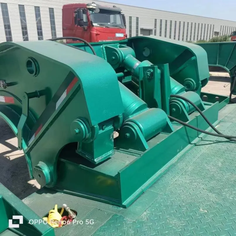 Multi-functional trailer for roller cargo 60 Ton and 45 foot container trailer 1 Multi-functional trailer for roller cargo 60 Ton and 45 foot container trailer 1