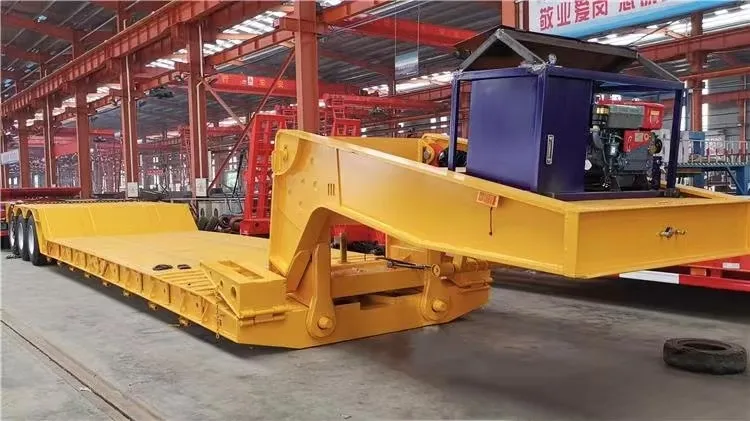 80 Ton Folding Gooseneck Trailer manufacture 80 Ton Folding Gooseneck Trailer manufacture