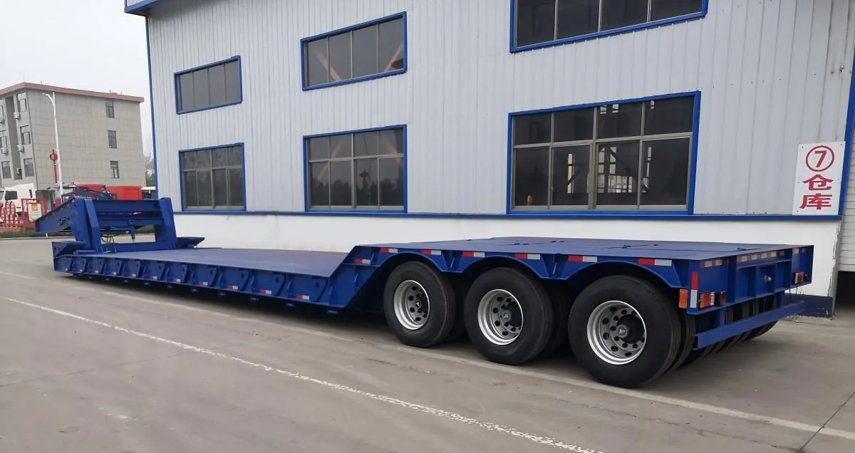 60 Ton Hydraulic Detachable Gooseneck Lowboy Trailer supplier 60 Ton Hydraulic Detachable Gooseneck Lowboy Trailer supplier