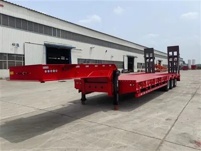 60 tonni kandevõimega madalhaagis 3 teljega 12 rehvid